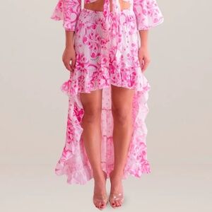 NWT Positano Barcelona Skirt in Ravello Pink- One Size